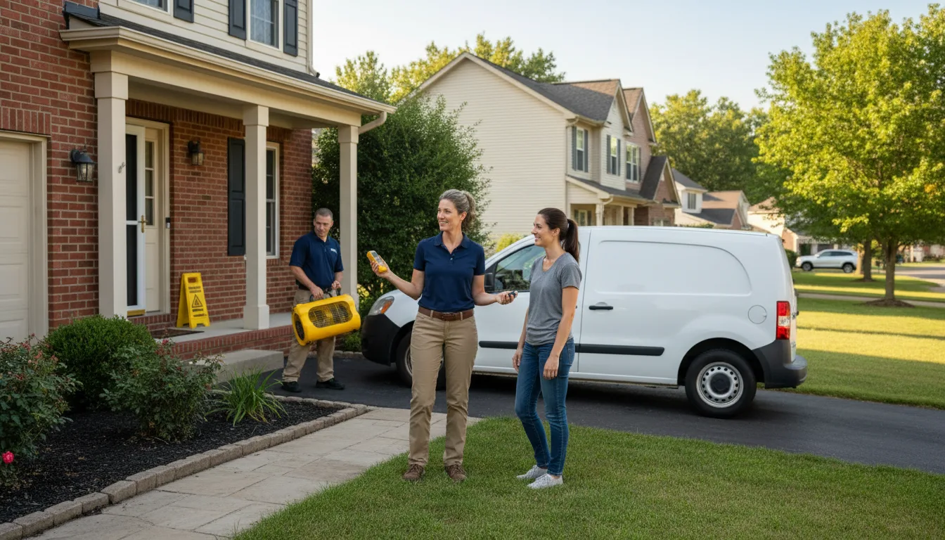 Water restoration image for Flood Water Cleanup, Removal And Restoration Services in Orestes, IN